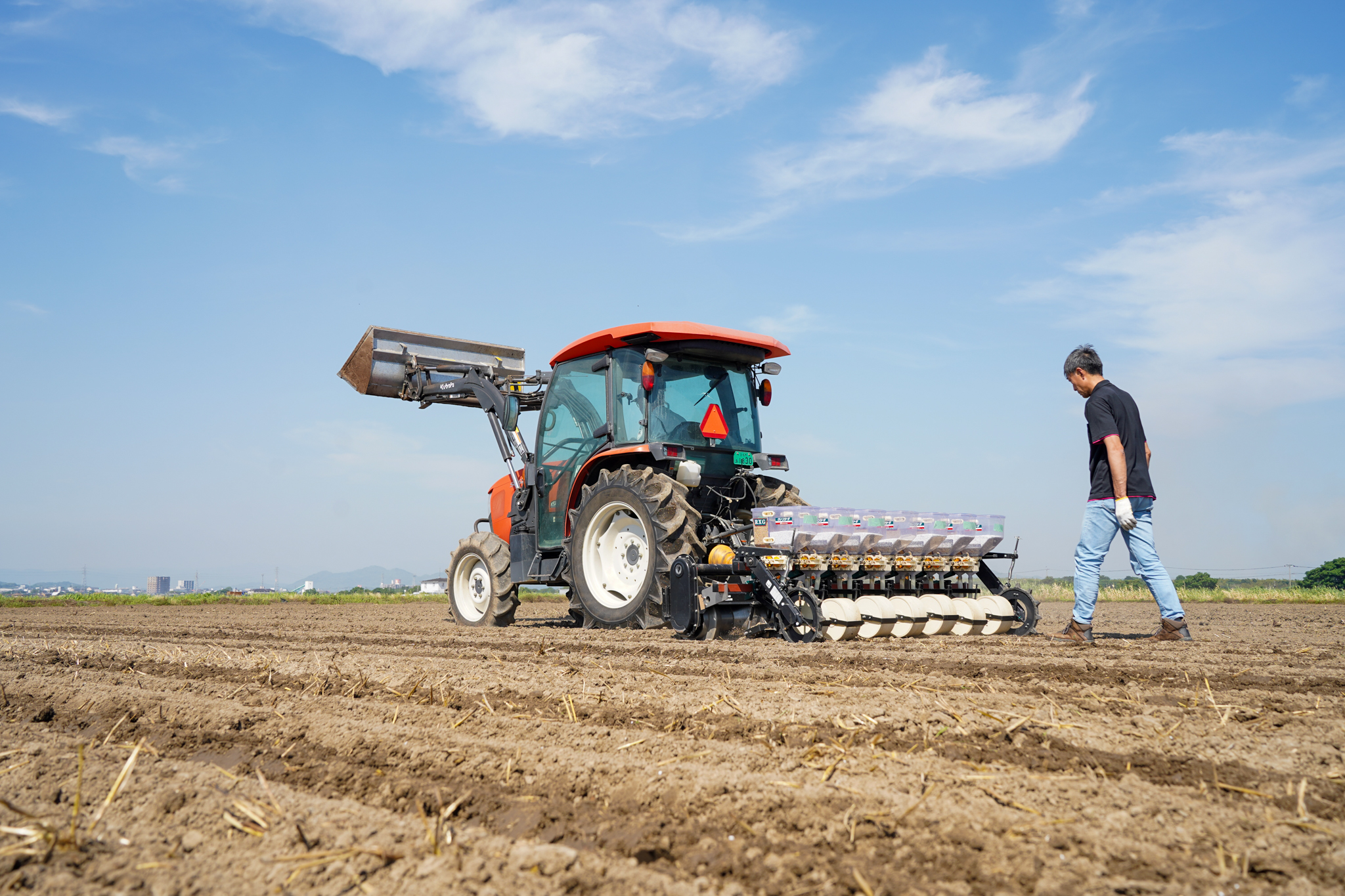 水田乾田直播実証実験 | JAたまな